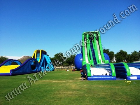 Giant water slides for festivals and events